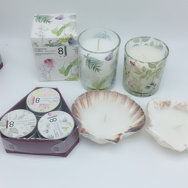 Private Label Aromatherapy Scented Candle Wholesale Gift Set Aromatherapy Candle Luxury Soy Gift
