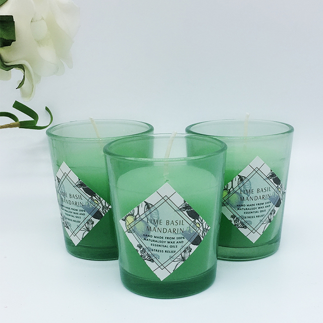 Personalized Logo Natural Spiritual Luxury Crystal Soy Candles Scented With Gift Set Box