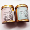 Soy Wax Private Label Scented Gold Tin Candles with Customized Label