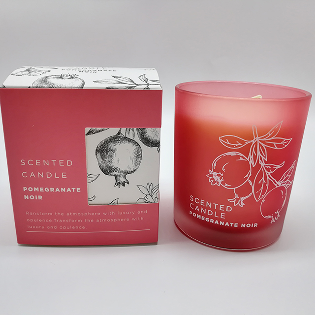 Wholesale Custom Aroma Private Label Soy Wax Candles with Glass Scented Candle for Gift Set