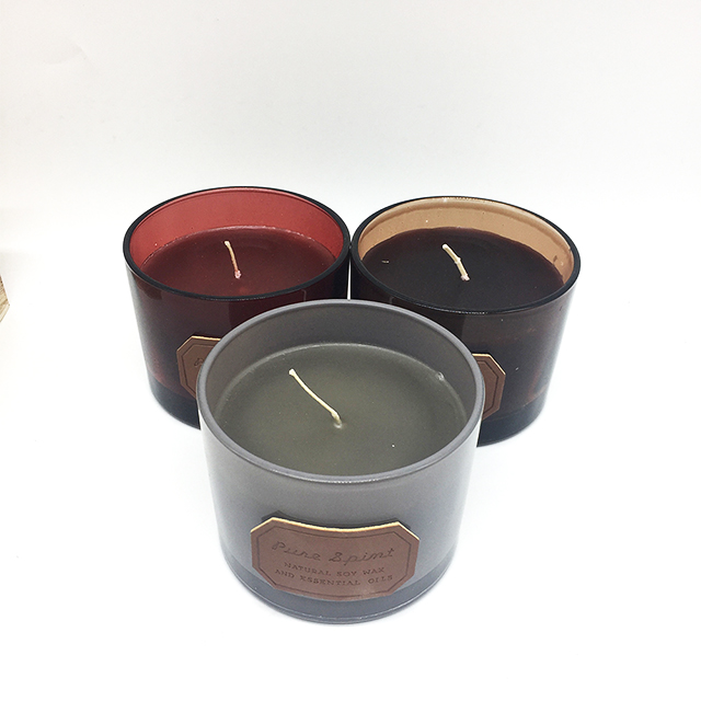 Handmade Luxury Custom Aroma Soy Wax Glass Candle Scented